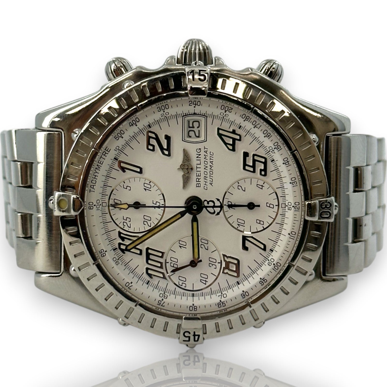 Breitling Chronomat Blackbird A13350 40mm White Dial Watch GEM Pawnbrokers