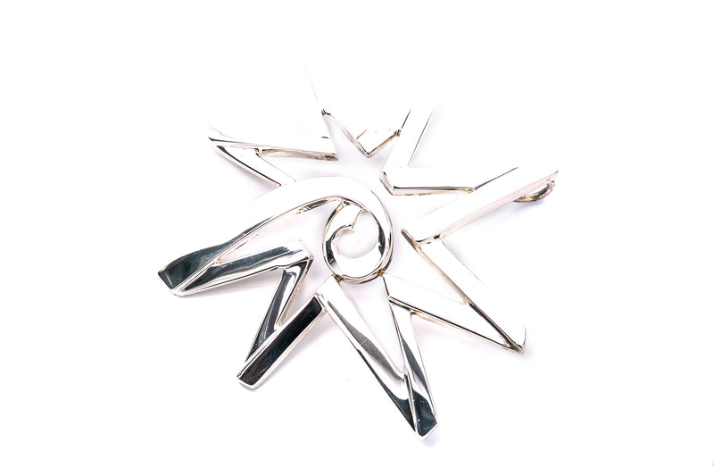 Tiffany & Co Sterling Silver 925 Paloma Picasso Star Design Brooch Lapel Pin