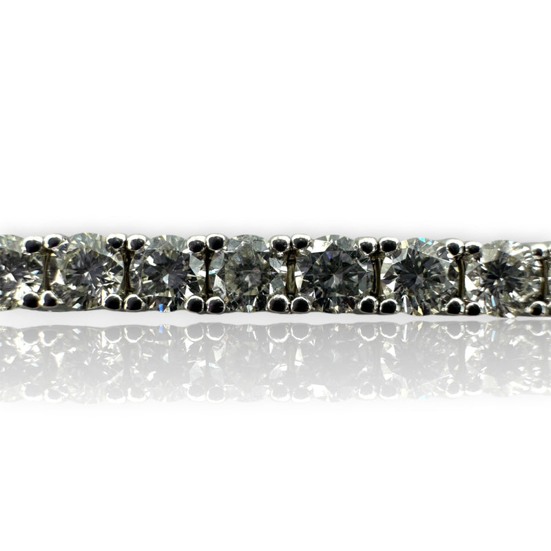 Unique Designs IGI Certified 4.95ctw 2.8mm Wide Diamond Tennis Bracelet with H-I Color VS1-VS2 Clarity Diamonds 7" Long