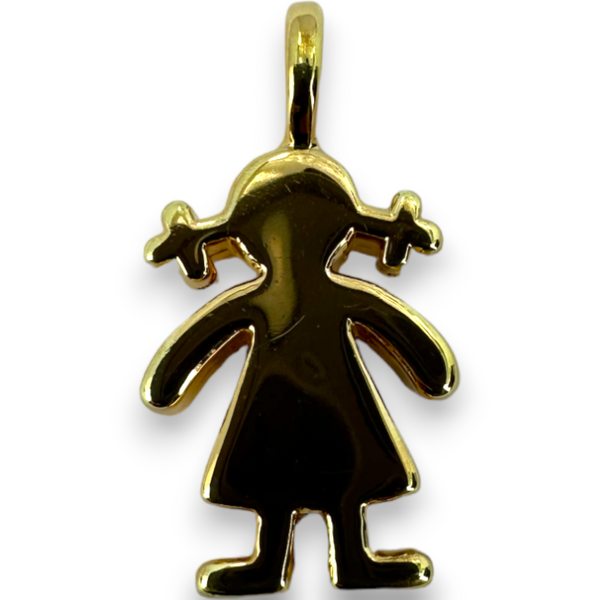 Tous Large Sweet Doll 18k 750 Yellow Gold Charm Pendant B