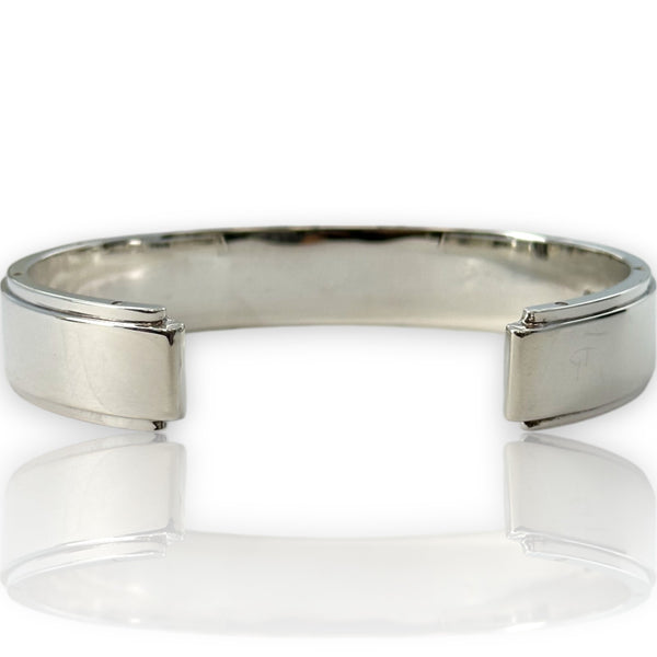 Tiffany & Co Metropolis 7.5" Cuff Bangle Bracelet 925 Sterling Silver