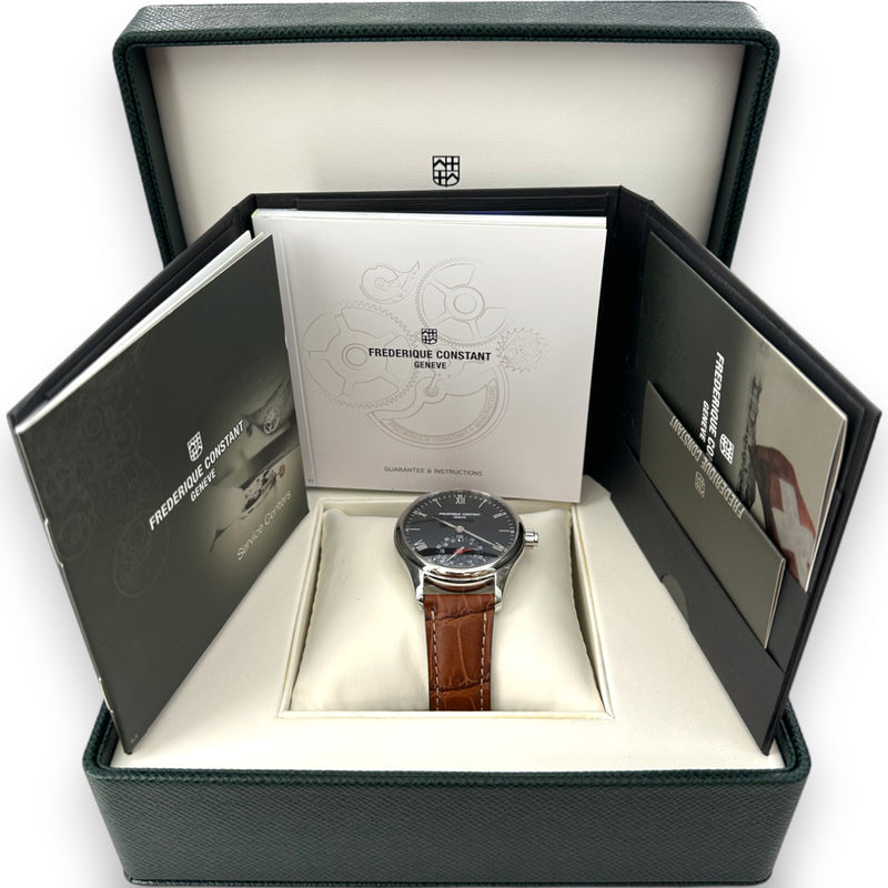 Frederique Constant Horological FC-285X5B4 42mm Steel Watch B&P