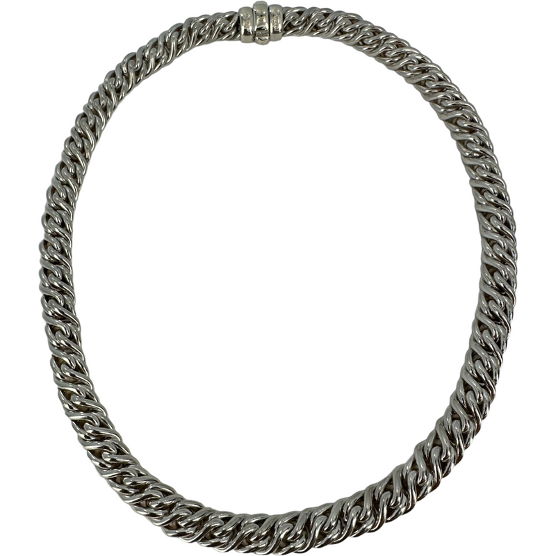 David Yurman Lyrica Rope 17" Collar Necklace Chain 925 Sterling Silver