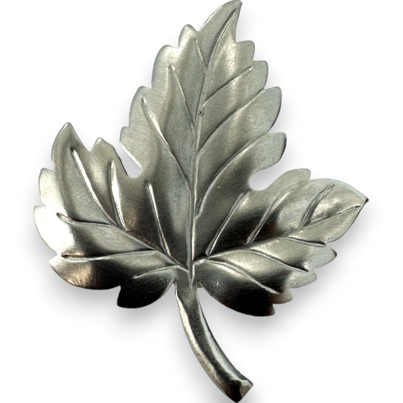 Vintage Tiffany & Co Sterling Silver 925 Maple Leaf Brooch Pin