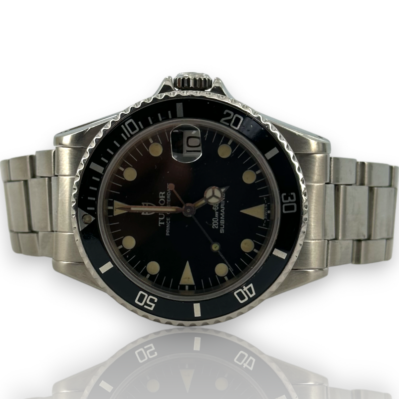 Tudor Submariner Stainless Steel 36mm Black Dial 75090 Watch Box & Papers