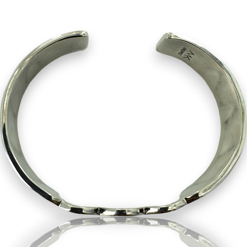 Michael Kabotie Hopi Vintage Bangle Bracelet 925 Sterling Silver