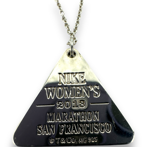 Tiffany Nike Womens Marathon Pendant 2019 San Fran Chain Necklace Sterling Silver