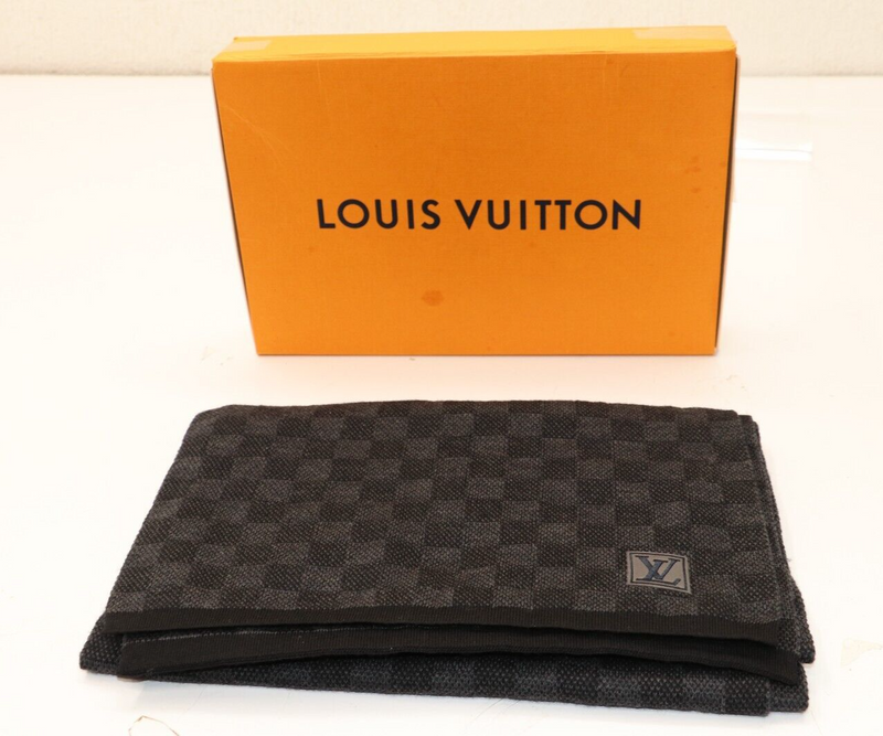 Louis Vuitton Petit Damier Scarf M70028 - Black