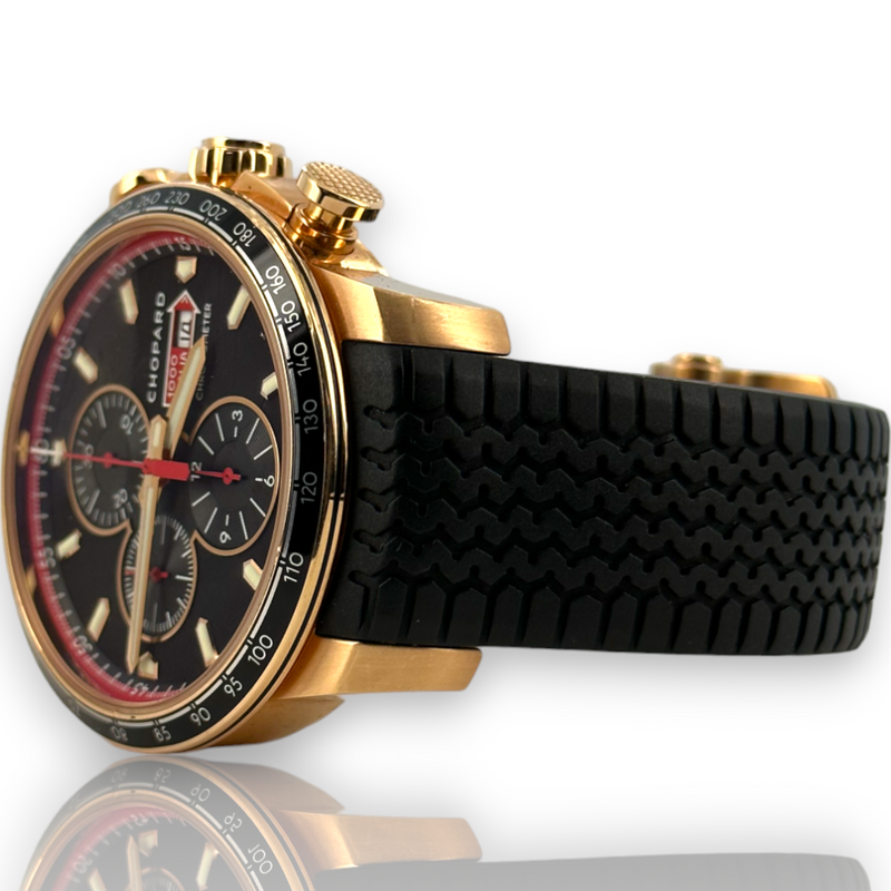 Chopard Mille Miglia Chronograph 18k Rose Gold 161293-5001 44mm Watch