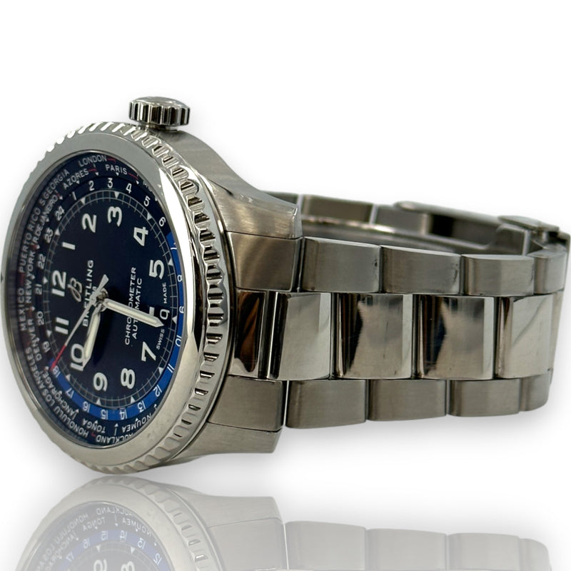 Breitling Navitimer 8 B35 AB3521 43mm Stainless Steel Watch B&P