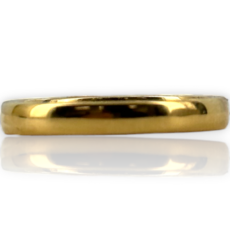 Tiffany & Co. Antique Circa 1912 Wedding Band 18kt 750 Yellow Gold Size 5.5