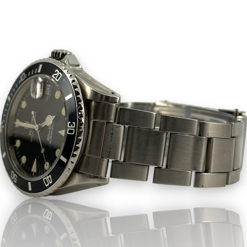 Tudor Submariner Stainless Steel 36mm Black Dial 75090 Watch Box & Papers