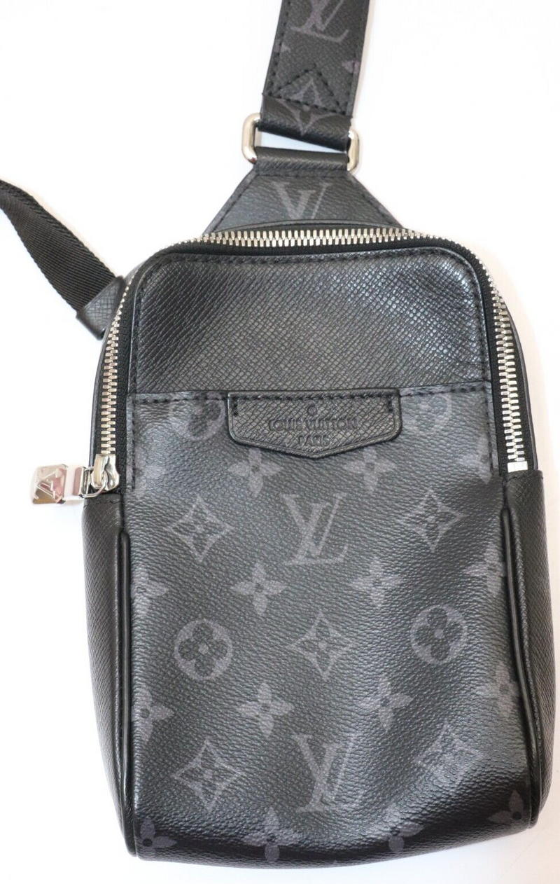 Louis Vuitton Taigarama Outdoor Sling Bag - Black