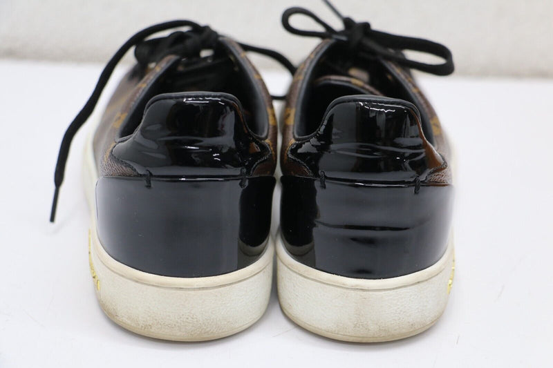Louis Vuitton FrontRow Monogram Canvas Patent Sneakers Womens Size 36/US 6 *READ