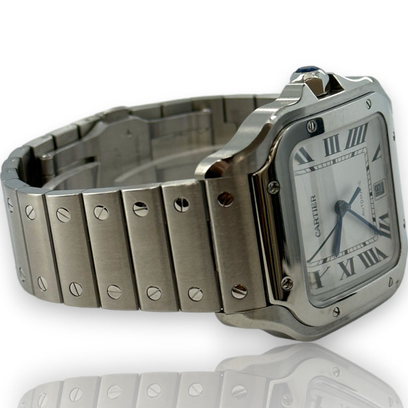 2022 Cartier Santos de Cartier 4072 Stainless Steel 40mm Watch B&P