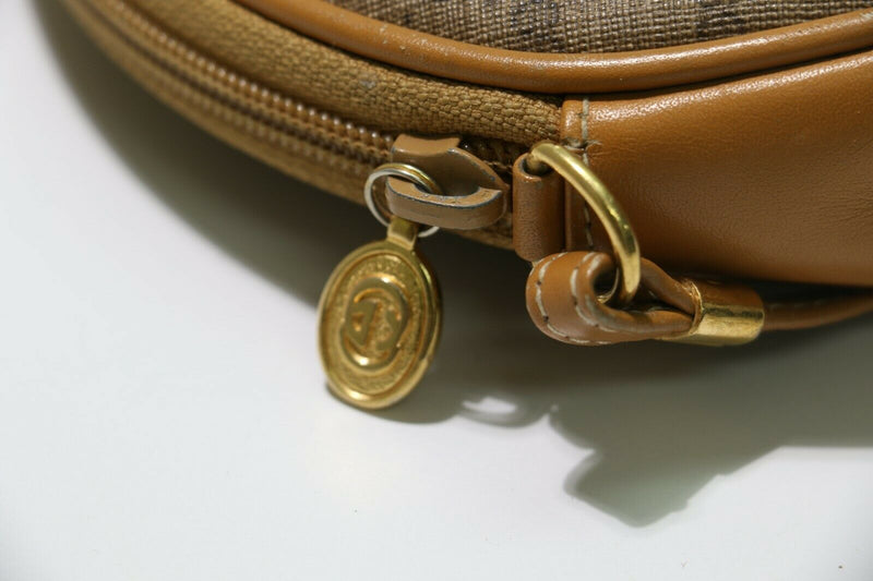 Gucci Beige & Brown GG Fabric Coin Wallet