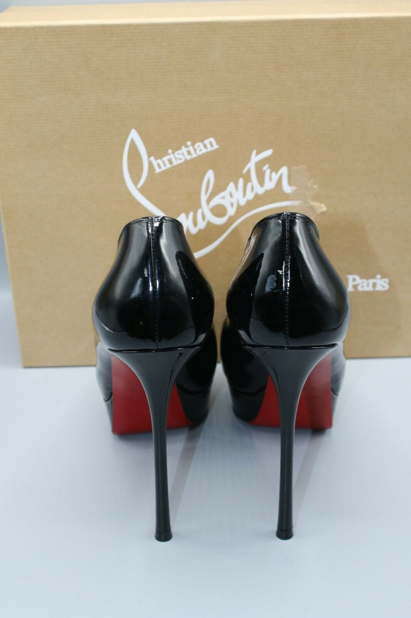 Christian Louboutin Black Patent Leather So Kate Pumps Size 41