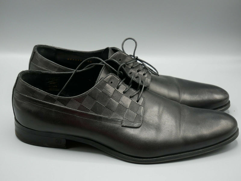 Louis Vuitton Men's Brown Suede Haussmann Derby Shoe