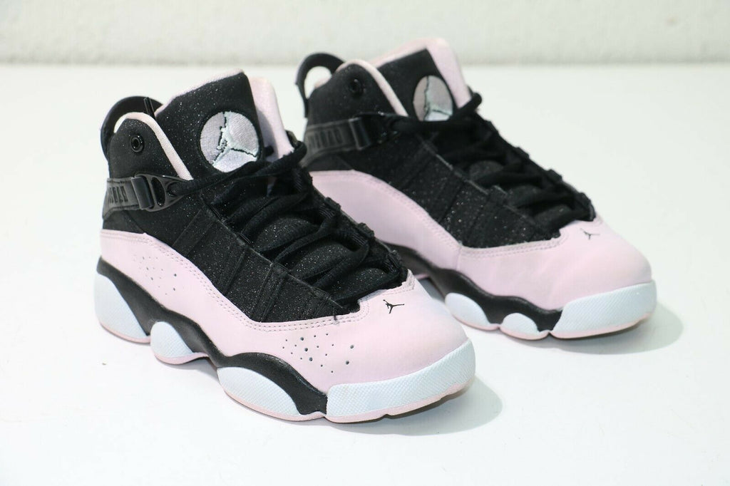 Pink black and hotsell white jordans 6 rings