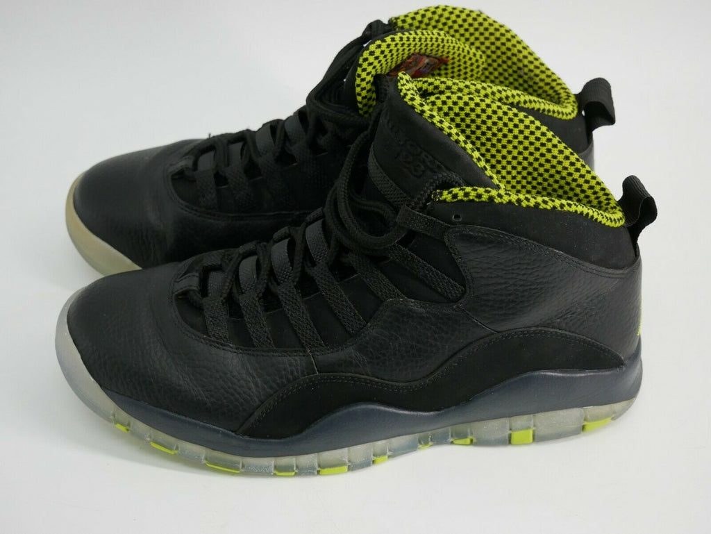 Jordan 10 black and green hotsell