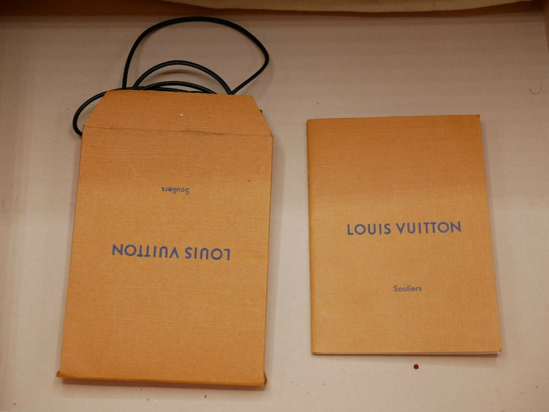 Louis Vuitton Black Leather Haussmann Derby Size 44