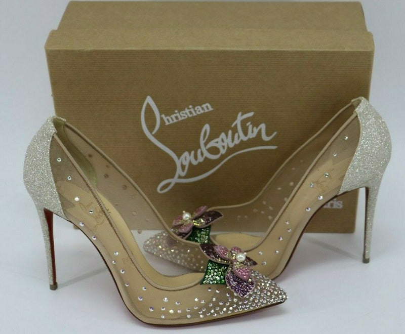 Crystal Christian Louboutin Bridal Shoes