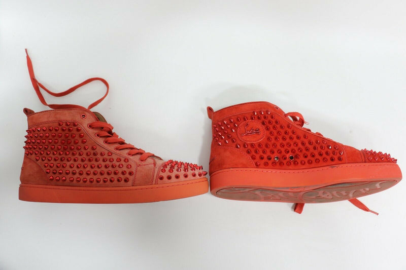 Christian Louboutin Women's Lou Spikes Fashion Sneakers Shoes